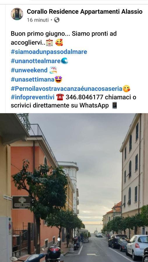 Residence Corallo Alassio Kültér fotó
